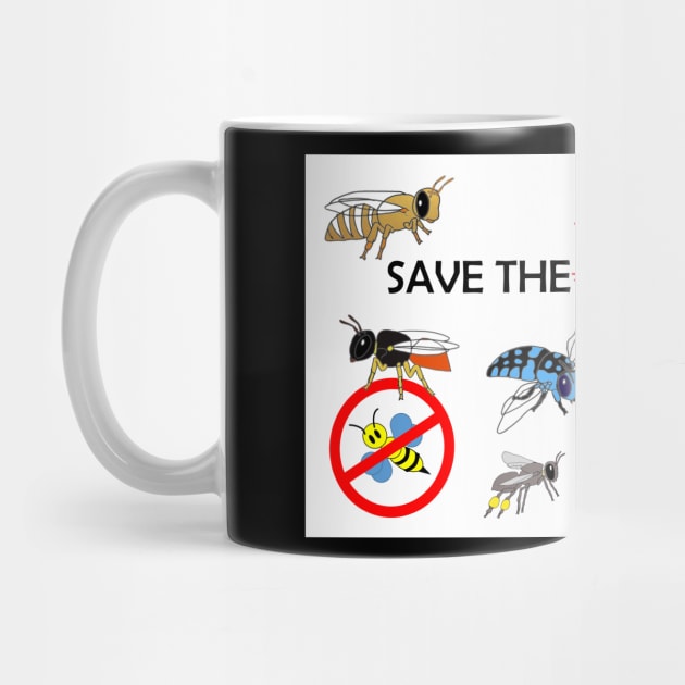 Save the WILD bees (not honeybees) by Bee Babette